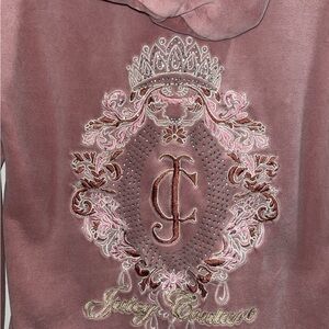 Juicy Couture Blush Pink Zip-Up